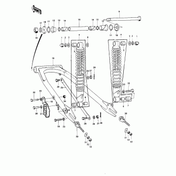 SWING ARM/SHOCK ABSORBERS