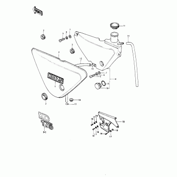 SIDE COVER/OIL TANK/CHAIN COVER