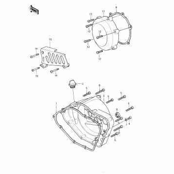 ENGINE COVERS ('80 A1)