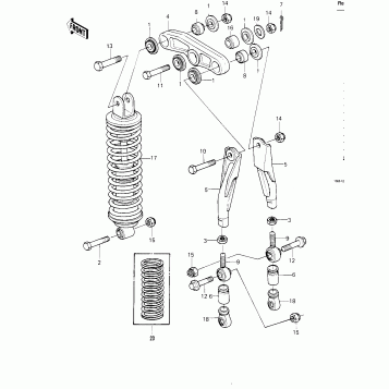 REAR SUSPENSION ('80 A1)