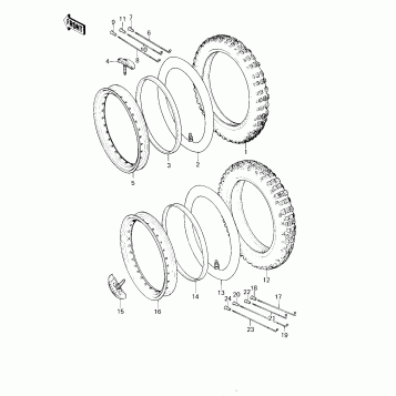 WHEELS/TIRES ('80 A1)