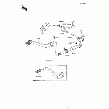 GEAR CHANGE MECHANISM ('81-'82 A2/A3)