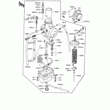 CARBURETOR (KDX175-A2)