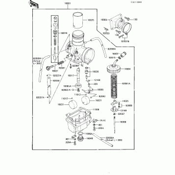 CARBURETOR (KDX175-A3)