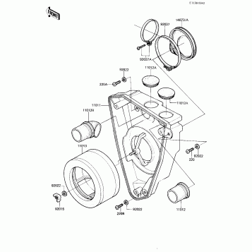 AIR CLEANER ('81-'82 A2/A3)