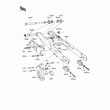 SWING ARM ('81-'82 A2/A3)
