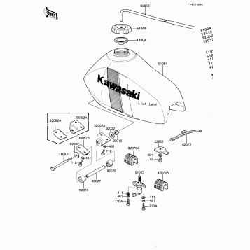 FUEL TANK ('81-'82 A2/A3)