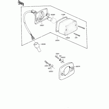 TAILLIGHT ('81-'82 A2/A3)