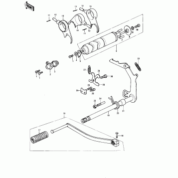 GEAR CHANGE MECHANISM
