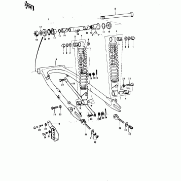 SWING ARM/SHOCK ABSORBERS