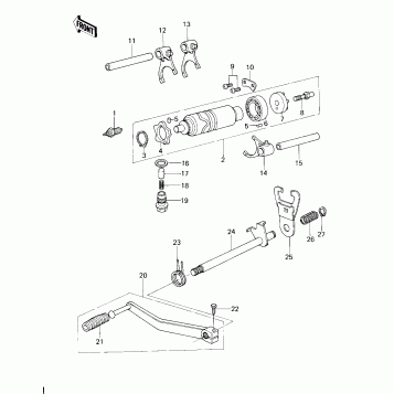 GEAR CHANGE MECHANISM