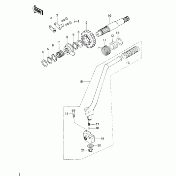 KICKSTARTER MECHANISM