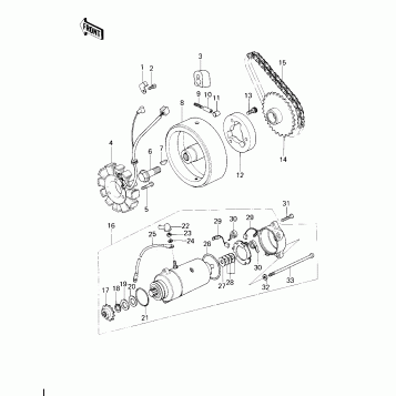 GENERATOR/STARTER MOTOR