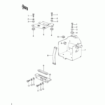 BATTERY CASE/ELECTRO BRACKET