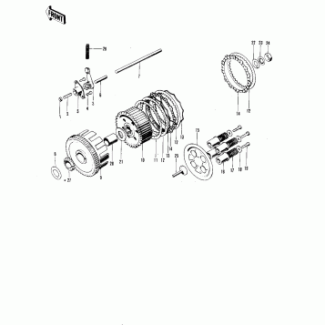CLUTCH ('71-'72 F8/F8-A)