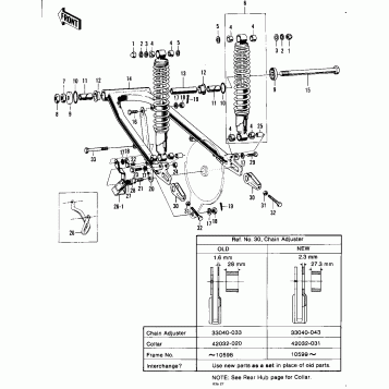 SWING ARM/SHOCK ABSORBERS