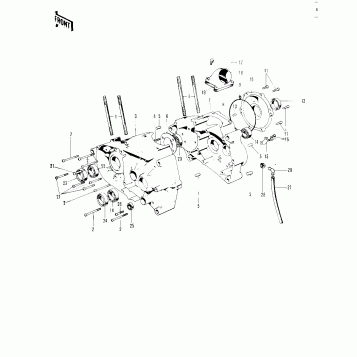 CRANKCASE ('71 F81M)