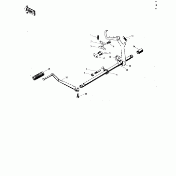 GEAR CHANGE MECHANISM ('71 F81M)