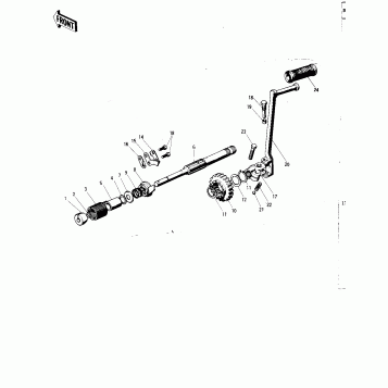 KICKSTARTER MECHANISM