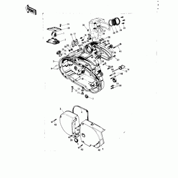 ENGINE COVERS ('71 F81M)