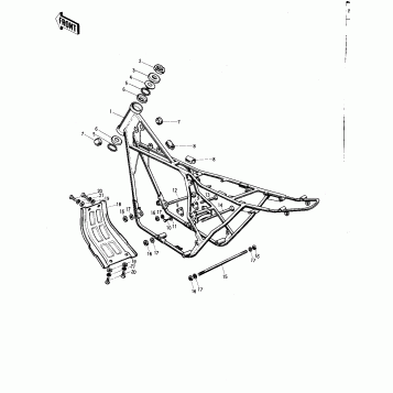FRAME/FRAME FITTINGS ('71 F81M)