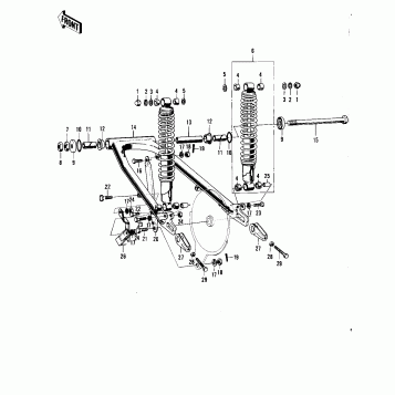 SWING ARM SHOCK ABSORBERS