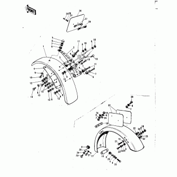 FENDERS/NUMBER PLATES