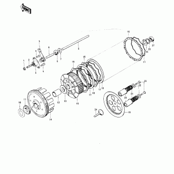 CLUTCH ('73-'75 F11/F11-A/F11-B)