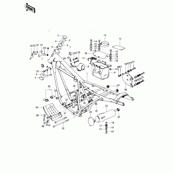 FRAME/FRAME FITTINGS/BATTERY CASE/TOOL C
