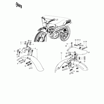FENDERS ('73-'75 F11/F11-A/F11-B)