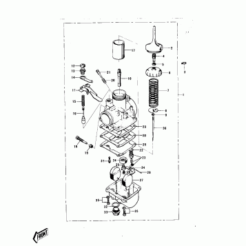 CARBURETOR ('73 F11M)