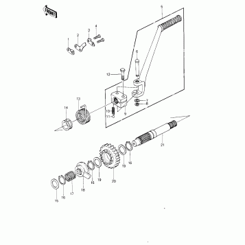 KICKSTARTER MECHANISM