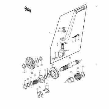 KICKSTARTER MECHANISM