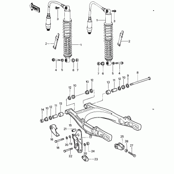 SWING ARM/SHOCK ABSORBERS