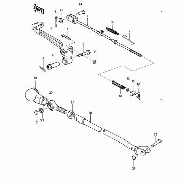 BRAKE PEDAL/TORQUE LINK
