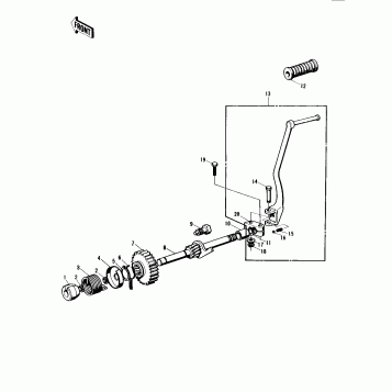 KICKSTARTER MECHANISM