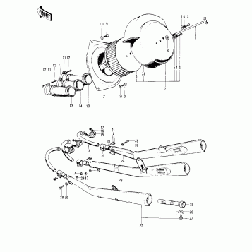 AIR CLEANER/MUFFLERS