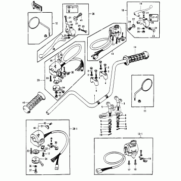 HANDLEBAR (S1-B/C,KH250-A5)