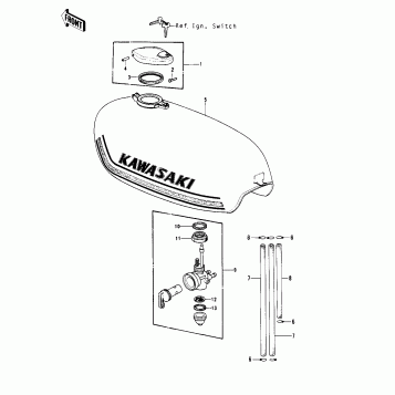 FUEL TANK (KH250-A5)