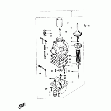 CARBURETOR (74-76)