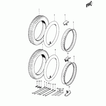 WHEELS/TIRES (74-76)