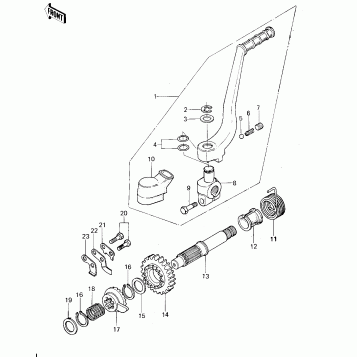 KICKSTARTER MECHANISM (78-79)