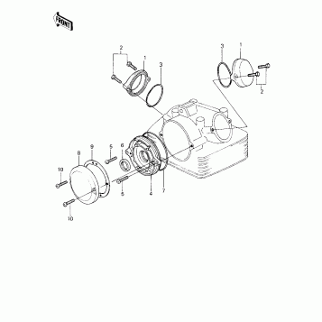 CYLINDER HEAD COVERS ('80 D1)