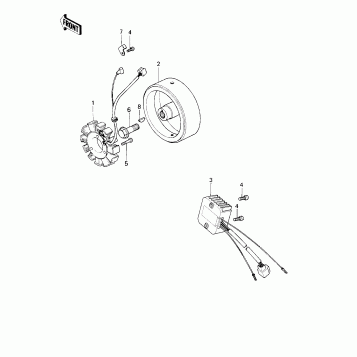 GENERATOR/REGULATOR ('80 D1)