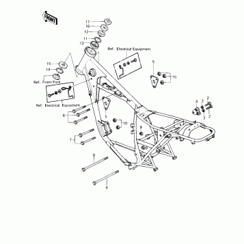 FRAME/FRAME FITTINGS ('80 D1)