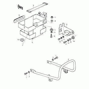 BATTERY CASE/ELECTRO BASKET ('80 D1)