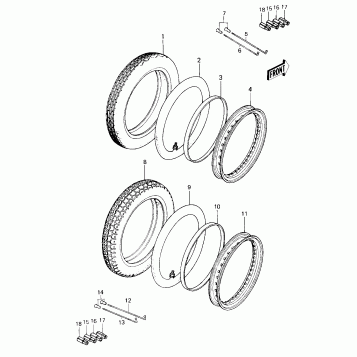 WHEELS/TIRES ('80 D1)