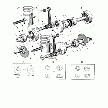 CRANKSHAFT/PISTONS A1/A1SS