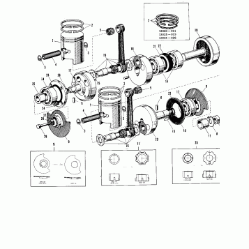 CRANKSHAFT/PISTONS A7/A7SS