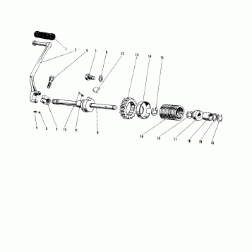 KICKSTARTER MECHANISM